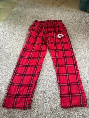 NFL KC Chiefs football mens medium pajama pants